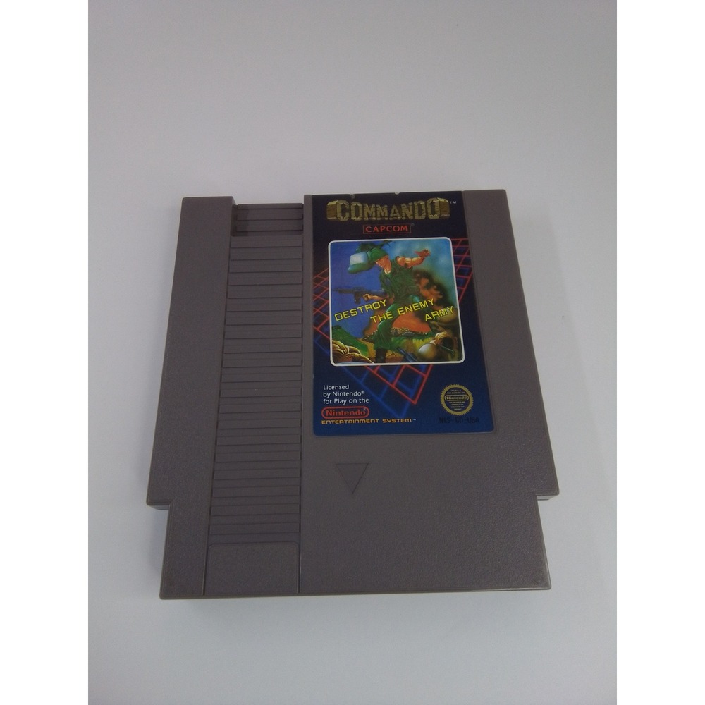 NES Game Commando Capcom Nintendo Entertainment System  Cart Only Tested